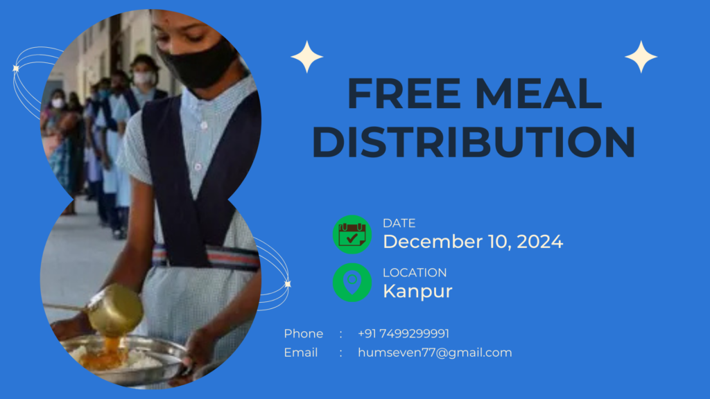 Free meal distribution